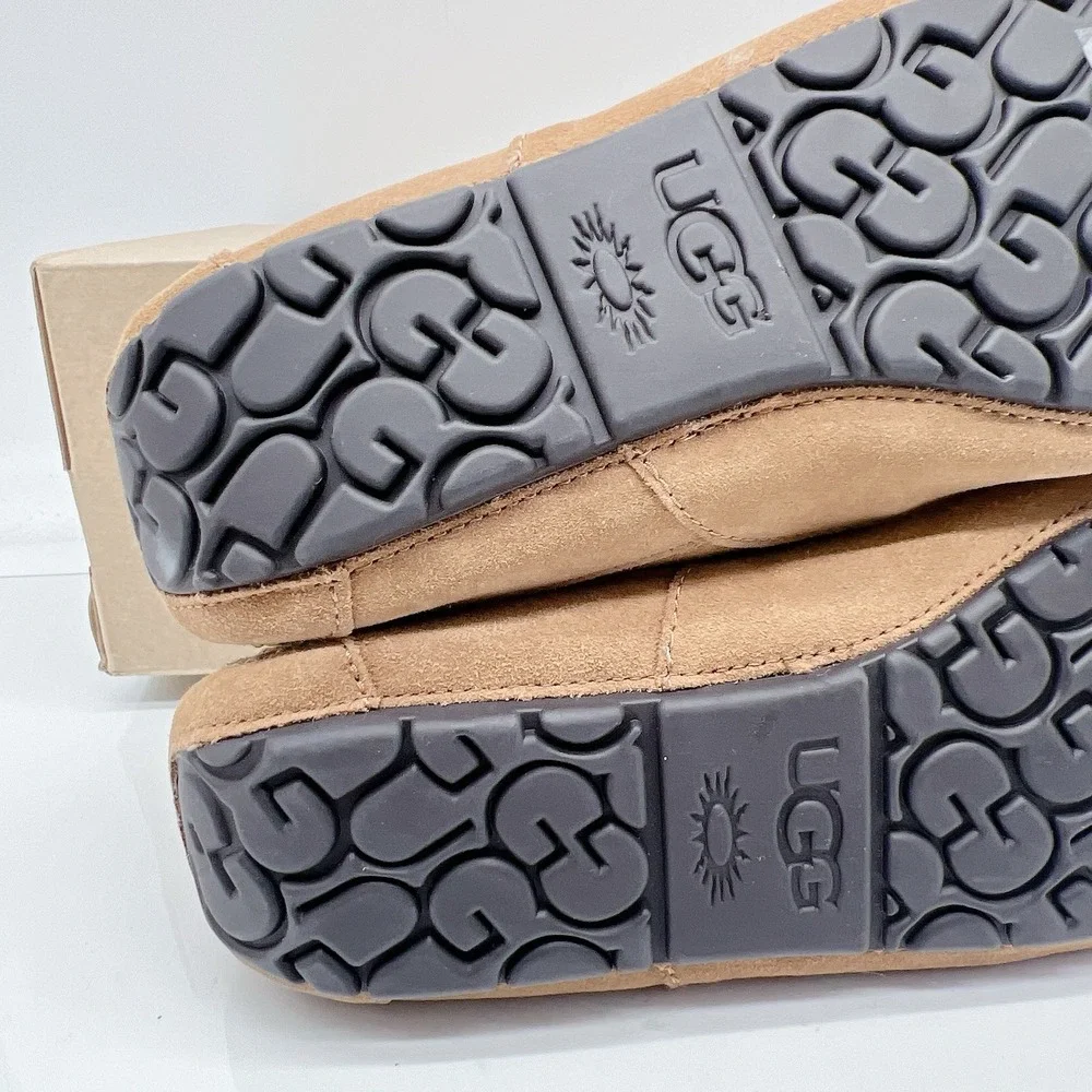 UGG Ascot Men's Slipper Casual Shoes Sand Chestnut Suede Size US 10